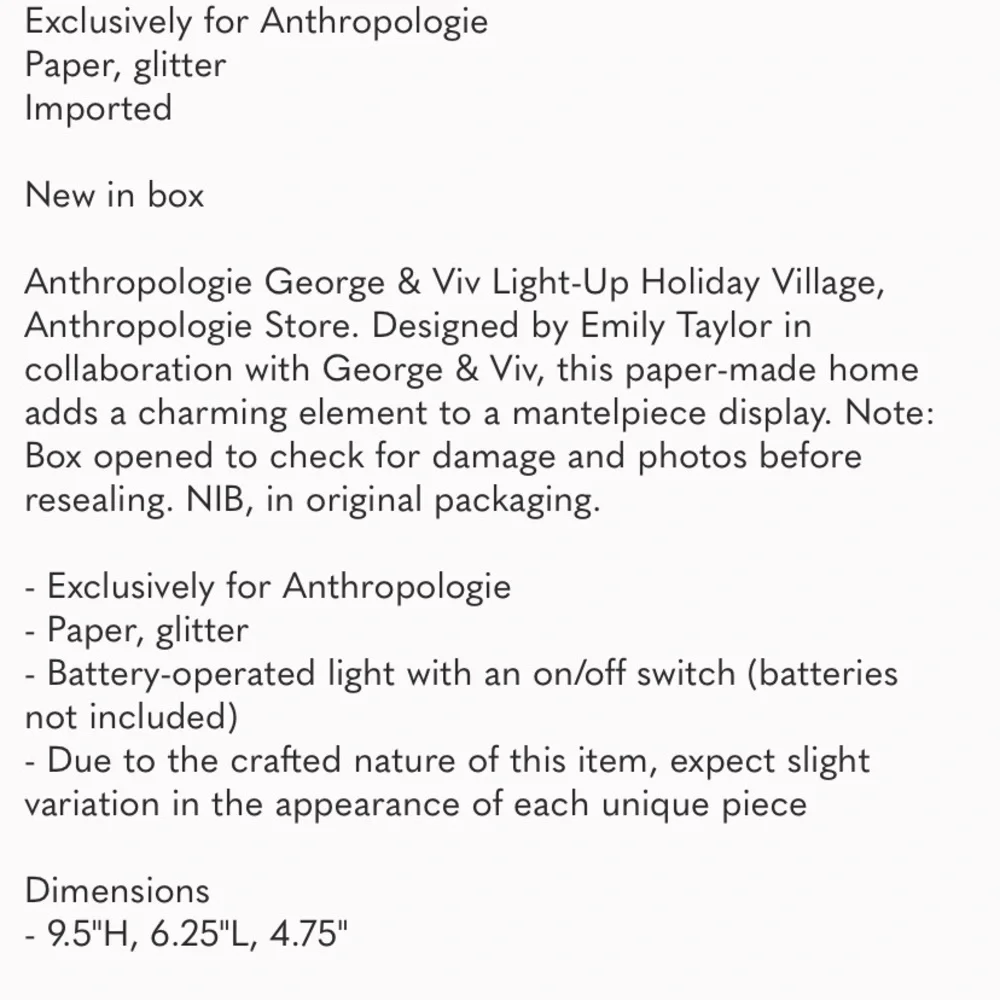 Anthropologie questions leave